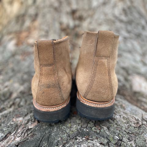 View photo of Viberg Hiker in Horween Natural Chromexcel Roughout