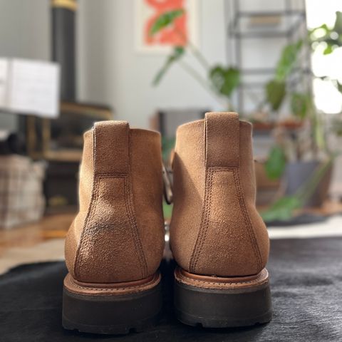 View photo of Viberg Hiker in Horween Natural Chromexcel Roughout