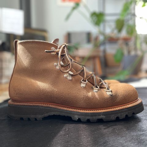 View photo of Viberg Hiker in Horween Natural Chromexcel Roughout