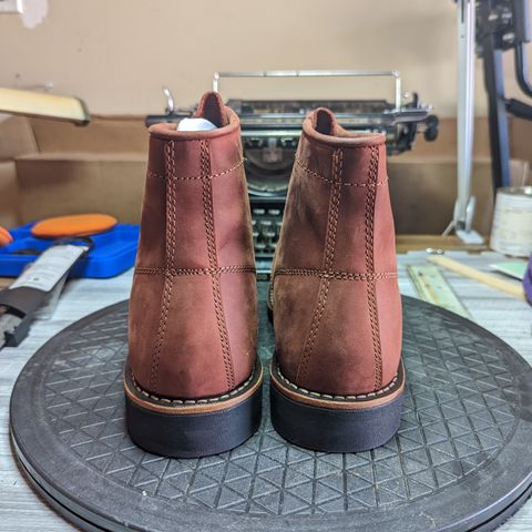 Golden Fox Overlord 6" Service Boots III in Burgundy Oiled Full Grain