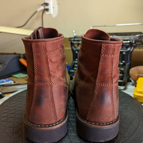 Golden Fox Overlord 6" Service Boots III in Burgundy Oiled Full Grain