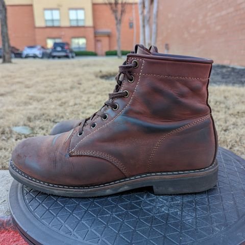 Golden Fox Overlord 6" Service Boots III in Burgundy Oiled Full Grain