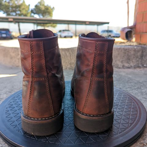 Golden Fox Overlord 6" Service Boots III in Burgundy Oiled Full Grain