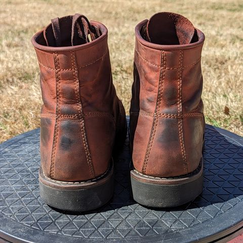 Golden Fox Overlord 6" Service Boots III in Burgundy Oiled Full Grain