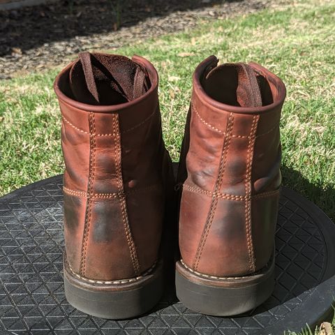 Golden Fox Overlord 6" Service Boots III in Burgundy Oiled Full Grain