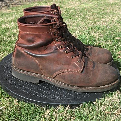 Golden Fox Overlord 6" Service Boots III in Burgundy Oiled Full Grain