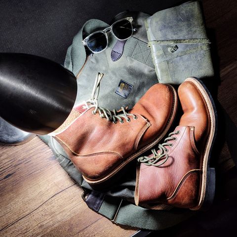 Oak Street Bootmakers Field Boot in Seidel Light Brown Mustang