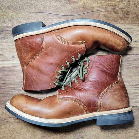 Oak Street Bootmakers Field Boot in Seidel Light Brown Mustang