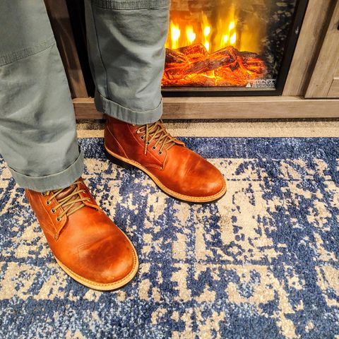 Oak Street Bootmakers Field Boot in Seidel Light Brown Mustang