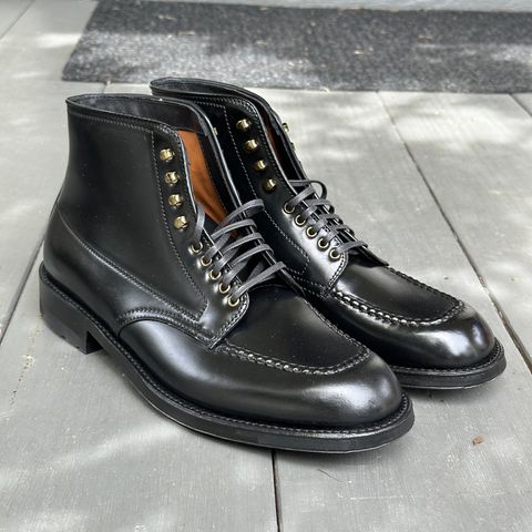 Alden Indy Boot in Horween Black Shell Cordovan