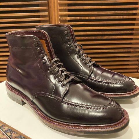 View photo of Alden Tanker Boot in Horween Color 8 Shell Cordovan