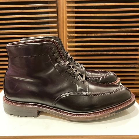 View photo of Alden Tanker Boot in Horween Color 8 Shell Cordovan