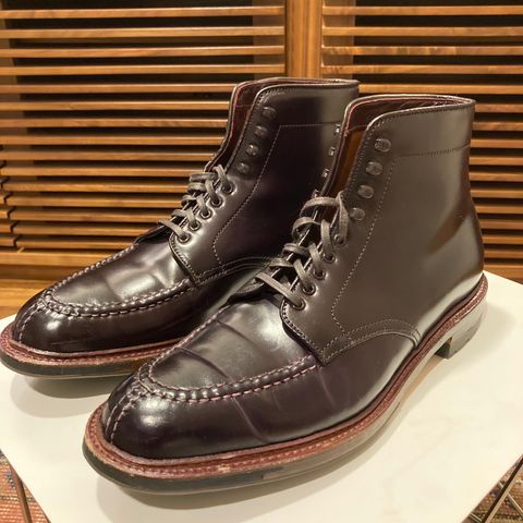 View photo of Alden Tanker Boot in Horween Color 8 Shell Cordovan