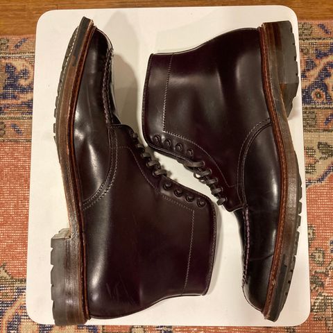 View photo of Alden Tanker Boot in Horween Color 8 Shell Cordovan