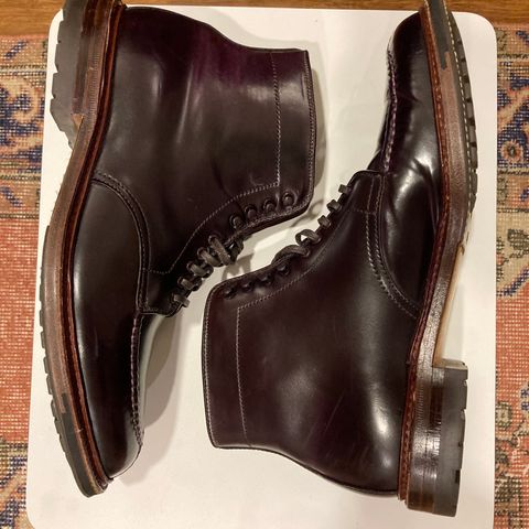 View photo of Alden Tanker Boot in Horween Color 8 Shell Cordovan