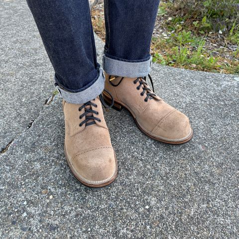 View photo of Viberg Service Boot BCT in Horween Marine Field Roughout