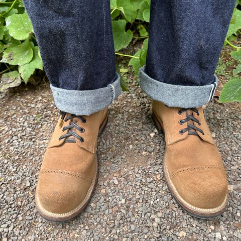 View photo of Viberg Service Boot BCT in Horween Marine Field Roughout