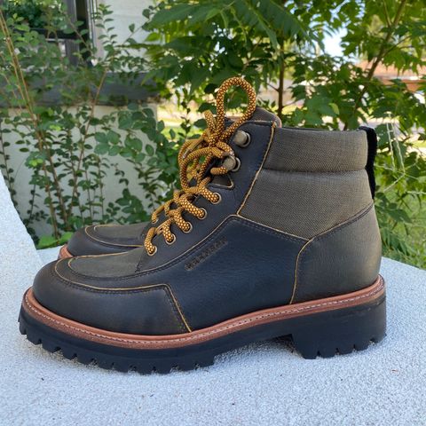 Grenson Fiona Walking Boots in Brown Vintage Softie Calf