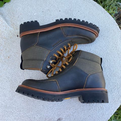 Grenson Fiona Walking Boots in Brown Vintage Softie Calf