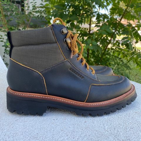 Grenson Fiona Walking Boots in Brown Vintage Softie Calf
