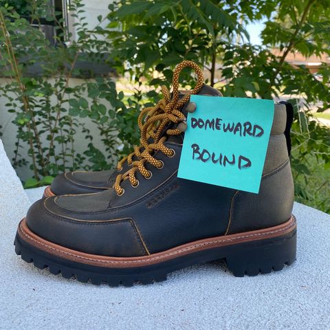 Grenson Fiona Walking Boots in Brown Vintage Softie Calf