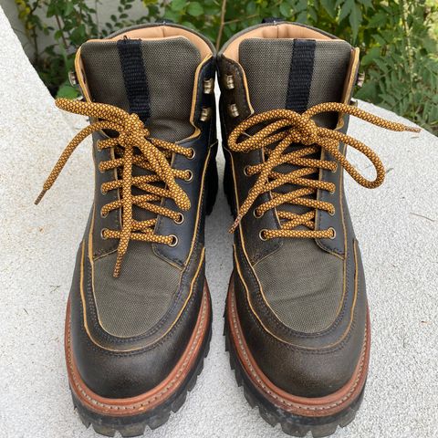 Grenson Fiona Walking Boots in Brown Vintage Softie Calf