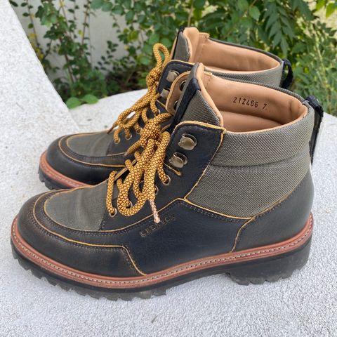 Grenson Fiona Walking Boots in Brown Vintage Softie Calf