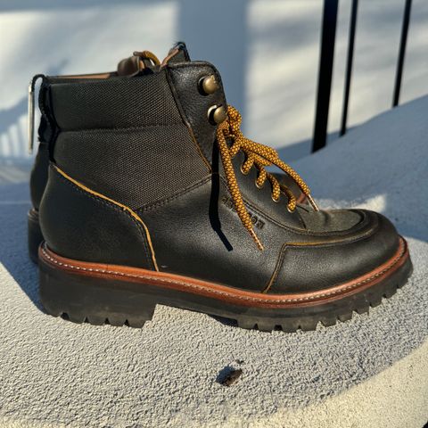 View photo of Grenson Fiona Walking Boots in Brown Vintage Softie Calf