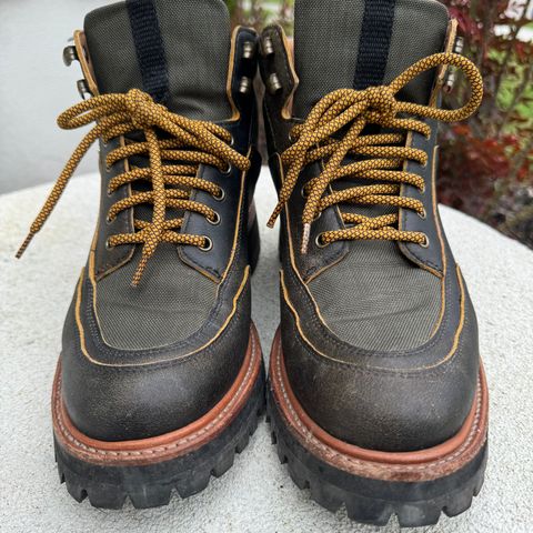 View photo of Grenson Fiona Walking Boots in Brown Vintage Softie Calf