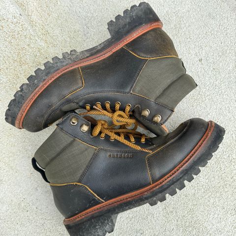 View photo of Grenson Fiona Walking Boots in Brown Vintage Softie Calf