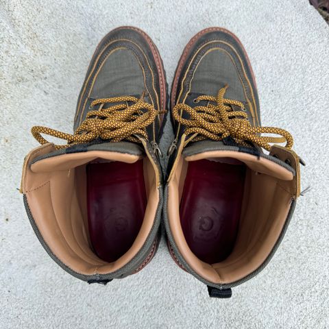 View photo of Grenson Fiona Walking Boots in Brown Vintage Softie Calf