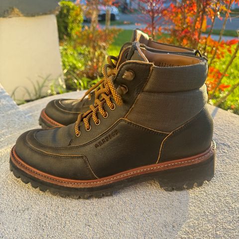 View photo of Grenson Fiona Walking Boots in Brown Vintage Softie Calf