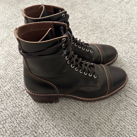 Thursday Logger in Horween Dark Brown Waxed Flesh