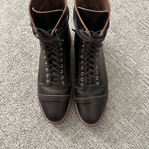 Thursday Logger in Horween Dark Brown Waxed Flesh