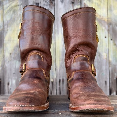 Fortis Tapak 2.0 Engineer Boots in Indonesian Dark Brown Pull Up