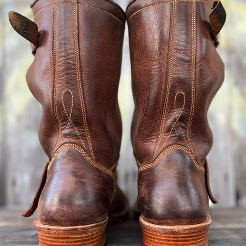 Fortis Tapak 2.0 Engineer Boots in Indonesian Dark Brown Pull Up