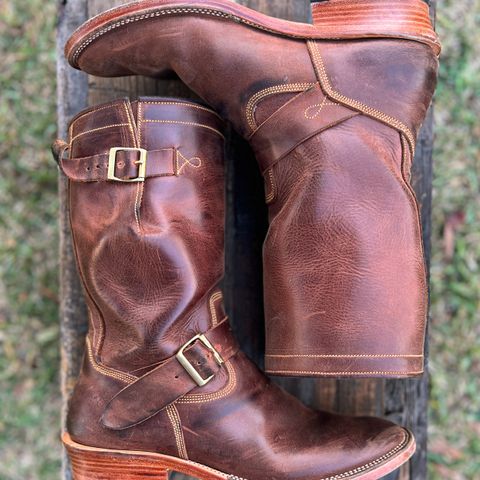 Fortis Tapak 2.0 Engineer Boots in Indonesian Dark Brown Pull Up