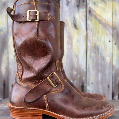 Fortis Tapak 2.0 Engineer Boots in Indonesian Dark Brown Pull Up