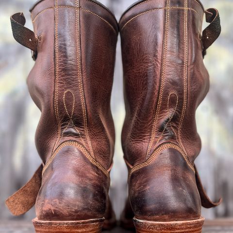 Fortis Tapak 2.0 Engineer Boots in Indonesian Dark Brown Pull Up