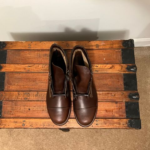 Wolverine 1000 Mile Cap-Toe Boot in Horween Havana Brown Chromexcel