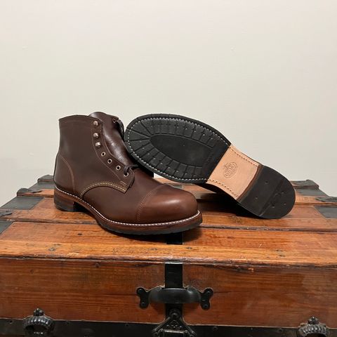 Wolverine 1000 Mile Cap-Toe Boot in Horween Havana Brown Chromexcel