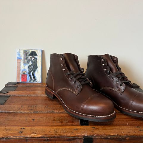 Wolverine 1000 Mile Cap-Toe Boot in Horween Havana Brown Chromexcel