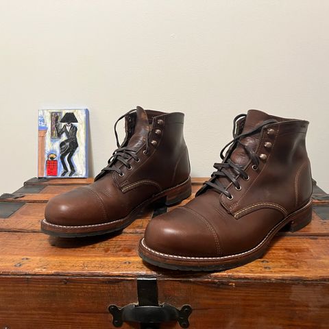 Wolverine 1000 Mile Cap-Toe Boot in Horween Havana Brown Chromexcel