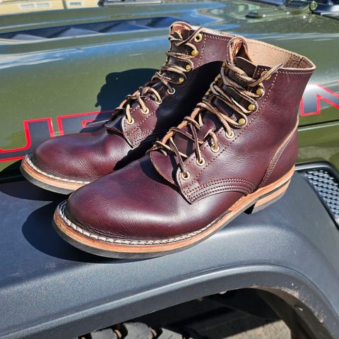 Nicks Free Range in Wickett & Craig Dark Brown English Bridle