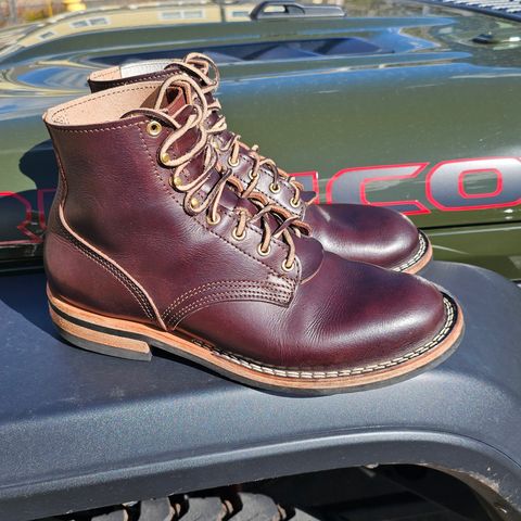 Nicks Free Range in Wickett & Craig Dark Brown English Bridle