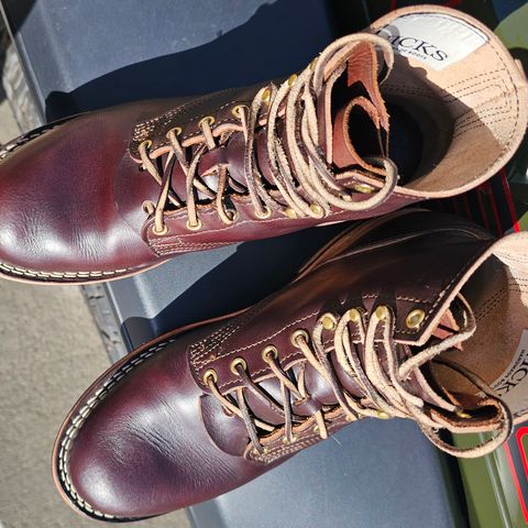 Nicks Free Range in Wickett & Craig Dark Brown English Bridle
