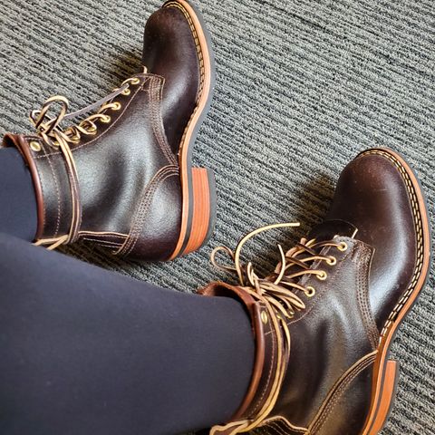 Nicks Robert in Horween Brown Waxed Flesh