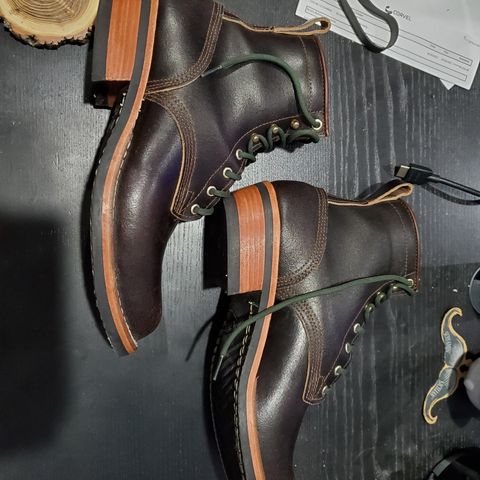Nicks Robert in Horween Brown Waxed Flesh