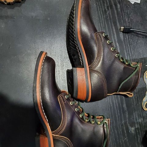 Nicks Robert in Horween Brown Waxed Flesh