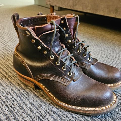 Nicks Robert in Horween Brown Waxed Flesh